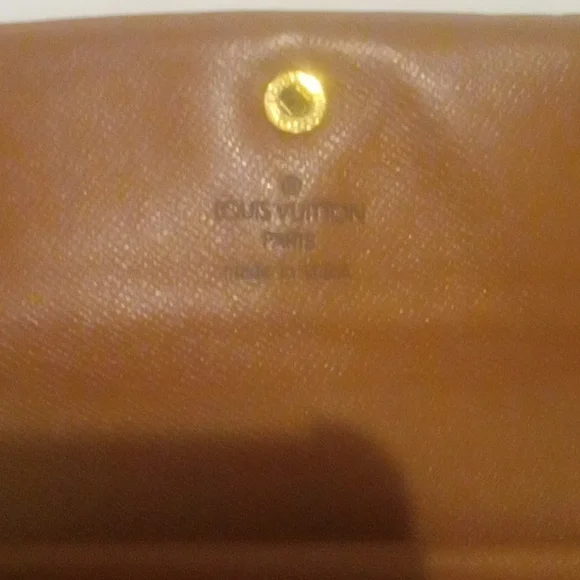 Louis Vuitton monogram tri fold long  wallet very roomy - Picture 8 of 16
